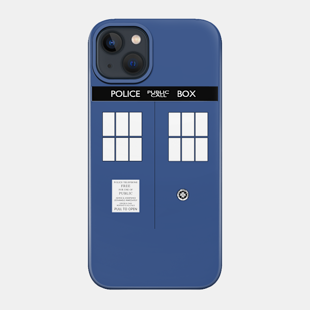 The TARDIS T-shirt - Tardis - Phone Case