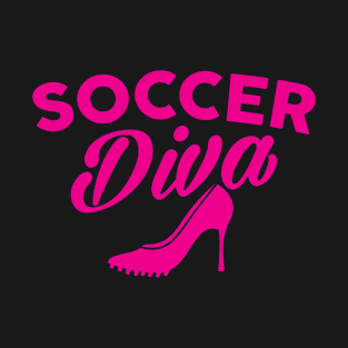 Soccer Diva Cute Women's Soccer Player Girls T-Shirt