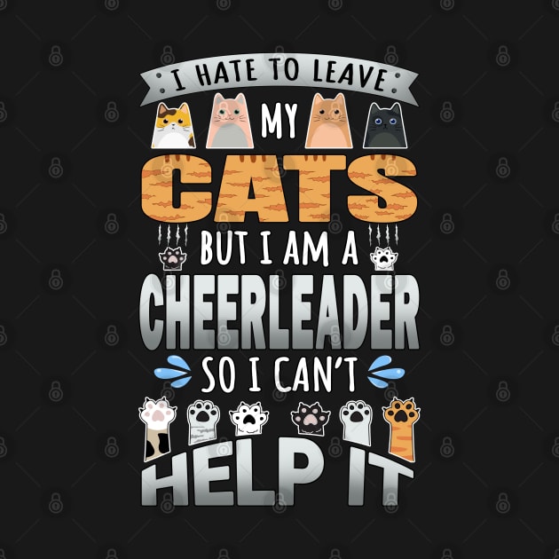 Cat Lover Cheerleader Cat Owner Design Quote by jeric020290