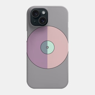 Vinyl Record - Pink + Blue Phone Case