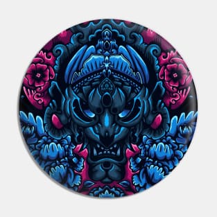 Oni Mask Pin