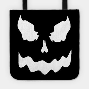 Spooky Ghost Face Halloween Costume Party Tee Tote