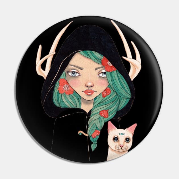 Earthen Witch Pin by LeaBarozzi