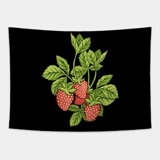 Strawberry Plant Strawberries Tapestry