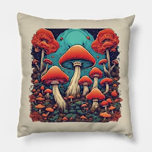 Ancient Mushroom Wisdom Pillow