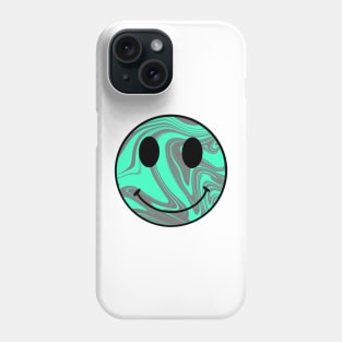 Mint swirled smile Phone Case