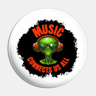 Extraterrestre la musica nos conecta a todos Pin