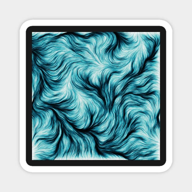 Perlin Noise Art Magnet by Darksavage