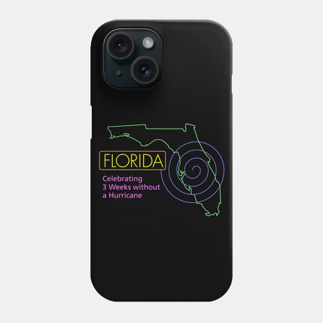 Florida Hurricane Ian Phone Case by Dale Preston Design