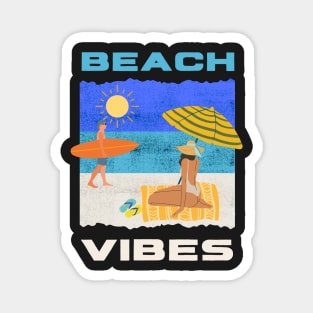 beach vibes Magnet