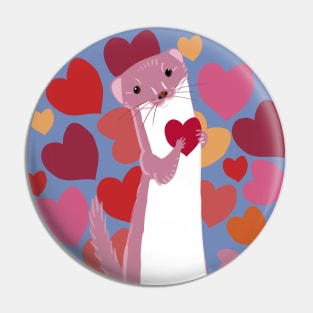 Weasel Woman Pin