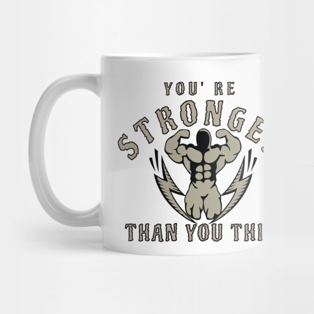 Personalized Mug - Gym Girl - Stronger Than You Think