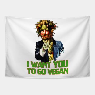I want you to go vegan Tapestry