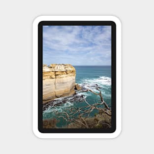 Loch Ard Gorge cliffs, Australia. Magnet