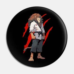 Lion Wild Warrior Unleashed Pin