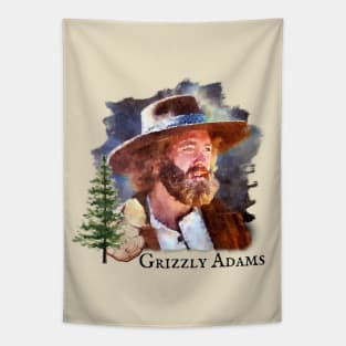 Grizzly Adams Tapestry