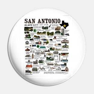 San Antonio Map Pin