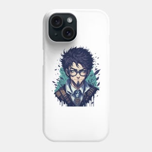 Steampunk Nerd: A Magical Anime Adventure Phone Case