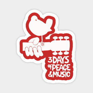 Three Days of Peace and Music II Magnet