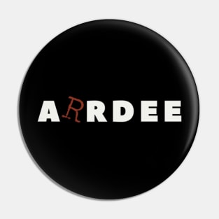 ARRDEE//BRITISH HIP HOP Pin