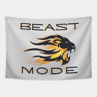 Beast Mode Lion Tapestry