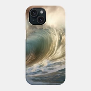 Curly Wave Ocean Force Nature Seascape Phone Case