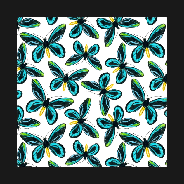 Queen Alexandra' s birdwing butterfly pattern design by katerinamk