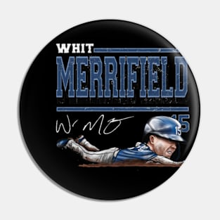 Whit Merrifield Kansas City Cartoon Pin