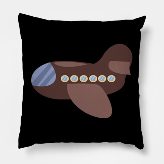 Ilustration Airplane Pillow by Shop Ovov