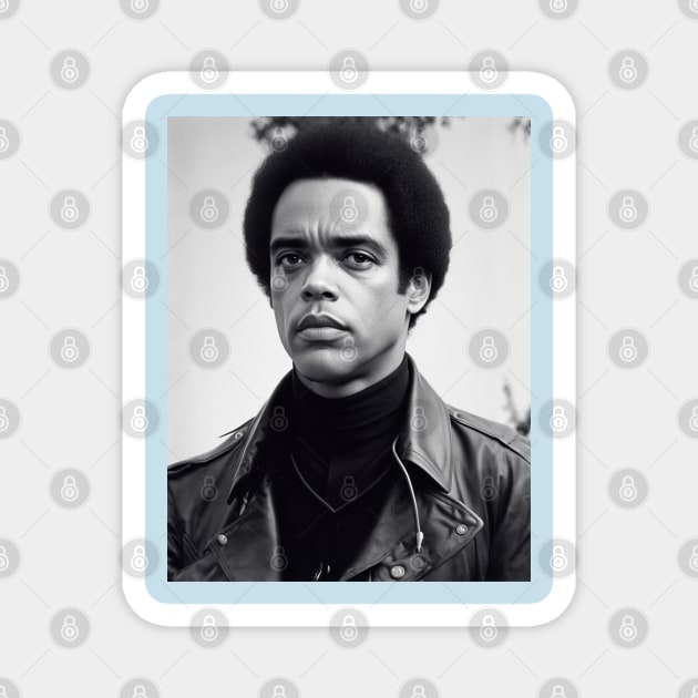 Huey P. Newton Magnet by Moulezitouna