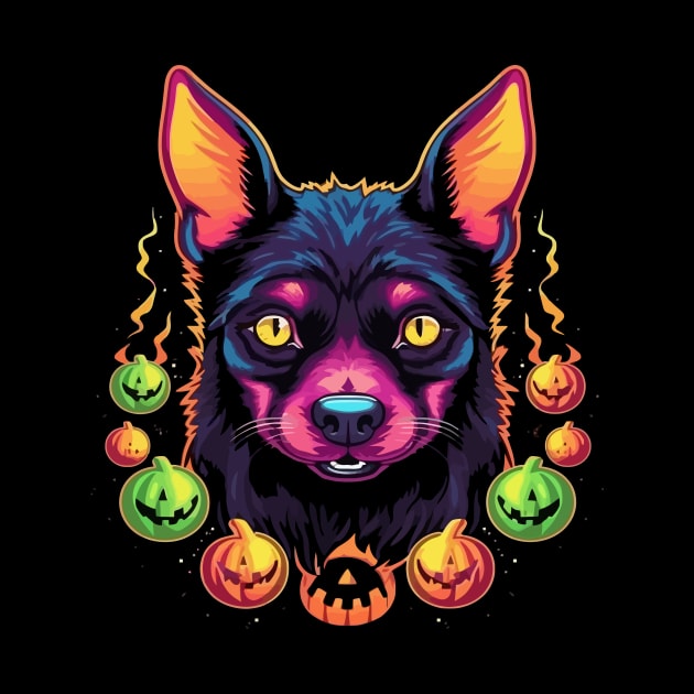 Australian Kelpie Halloween by JH Mart