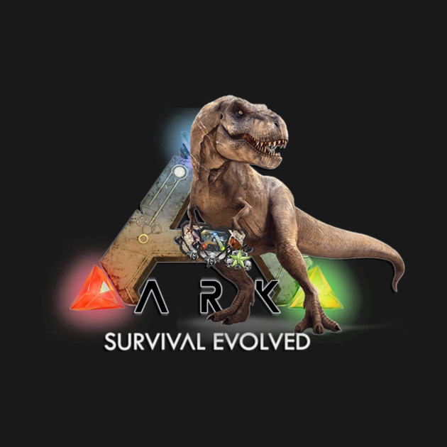 ark t rex ark survival evolved hoodie teepublic