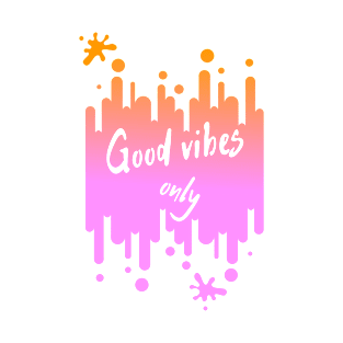 Good vibes only retro design T-Shirt