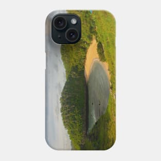 Hidden paradise lagoon sand beach Phone Case