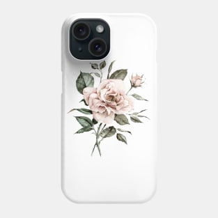 Faded Pink Rose Phone Case