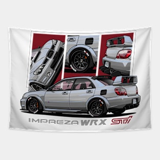 Impreza WRX STI Hawkeye, JDM Car Tapestry