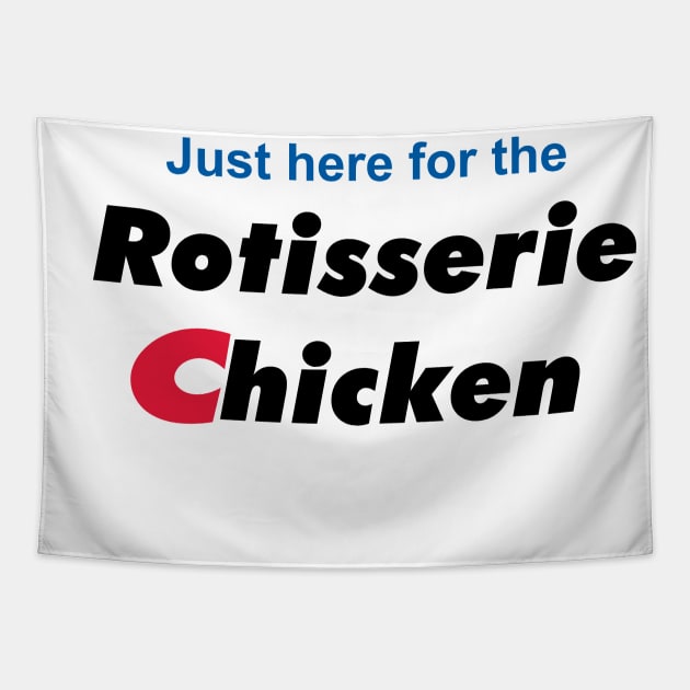 Rotisserie Chicken Tapestry by Quick Nick Pics