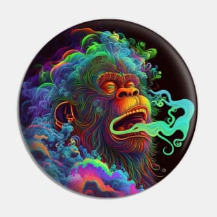 Clouded monkey Pin