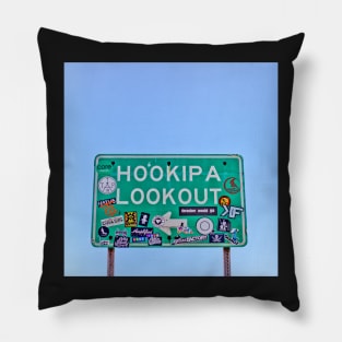 Hookipa Lookout Sign Pillow