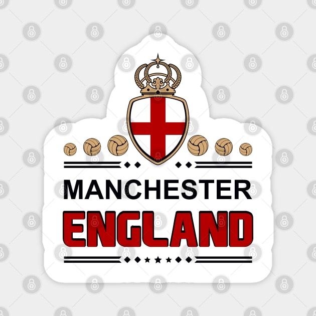 Manchester - England Magnet by VISUALUV