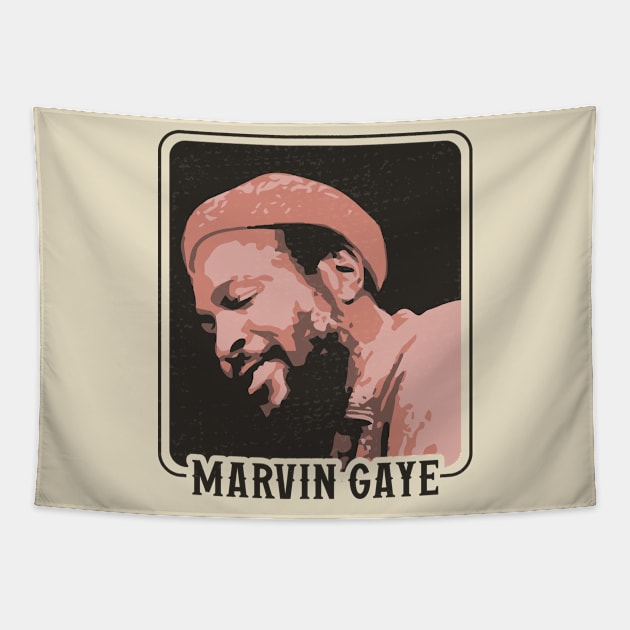 Marvin Gaye // Vintage 70s Style Original Design Tapestry by Trendsdk