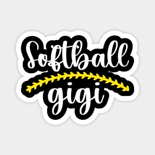Softball Gigi Grandma Gigi Of A Softball Player Magnet