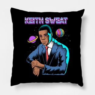 Keith Sweat - 90's Space Design Pillow