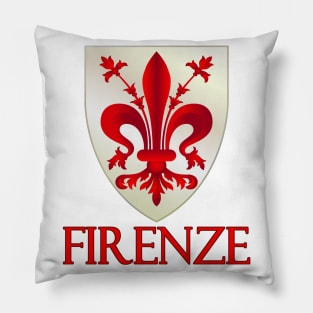 Firenza (Florence) Italy - Coat of Arms Design Pillow