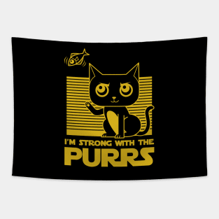 Cute Kawaii Funny Cat Funny Quote Meme Gift For Cat Lovers Tapestry