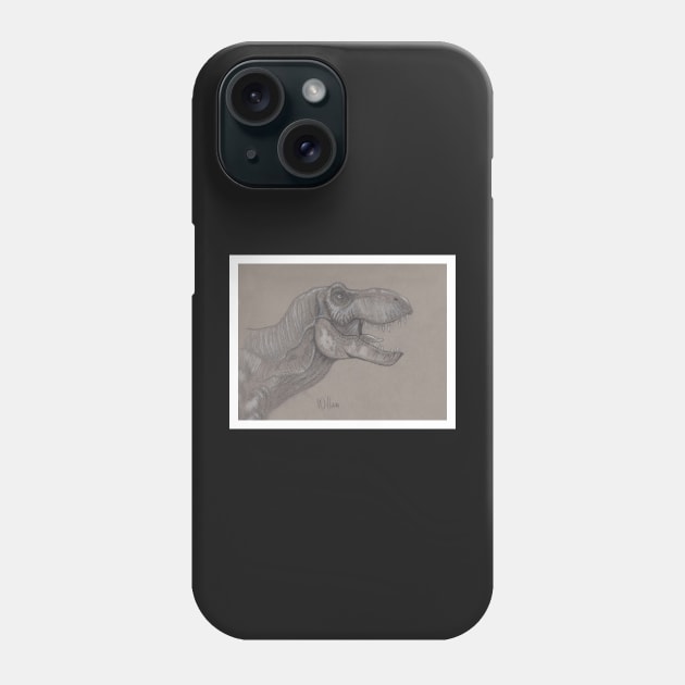 T Rex Phone Case by WilliamKenney