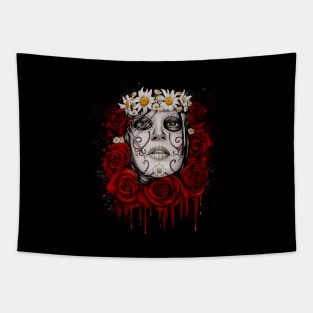 DAY OF THE DEAD "ROSES" Tapestry