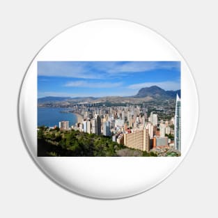 Benidorm Skyline Cityscape Costa Blanca Spain Pin