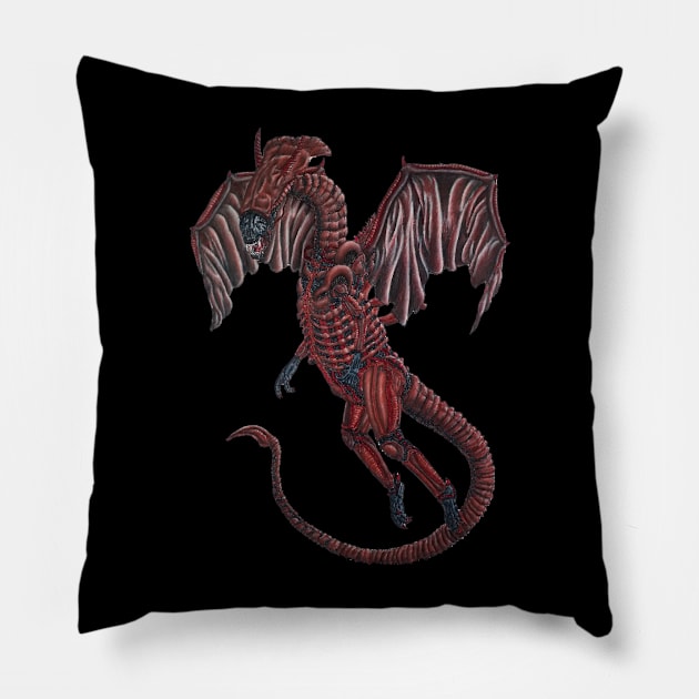 Xenodragon Pillow by F5D