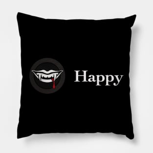 Happy Vampire | A Nibble A Day Keeps The Doctor Away | DnD Pillow